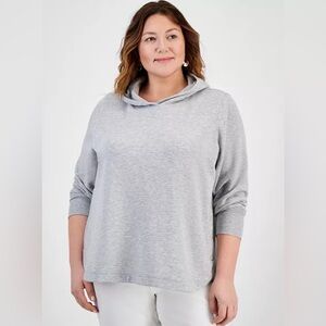 Style & Co
Plus Size Side-Snap Fleece Hoodie,